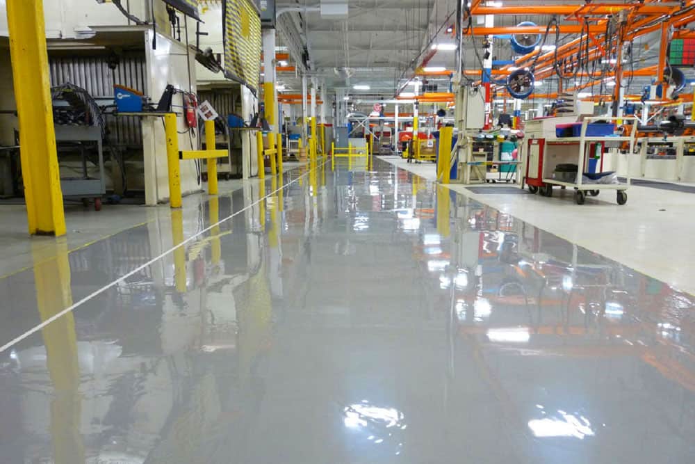 Thi công sơn epoxy chống mài mòn