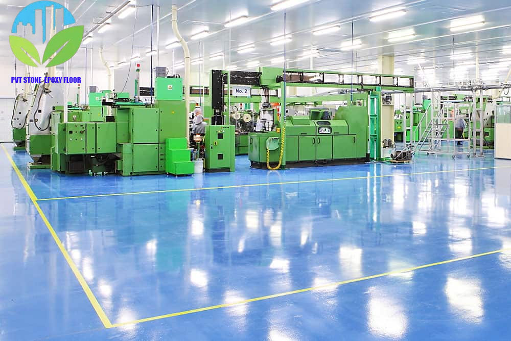 Sơn Epoxy Nhà Xưởng – Giải Pháp Sàn Công Nghiệp Bền Đẹp, Chống Bụi, Chịu Lực Tối Ưu